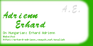 adrienn erhard business card